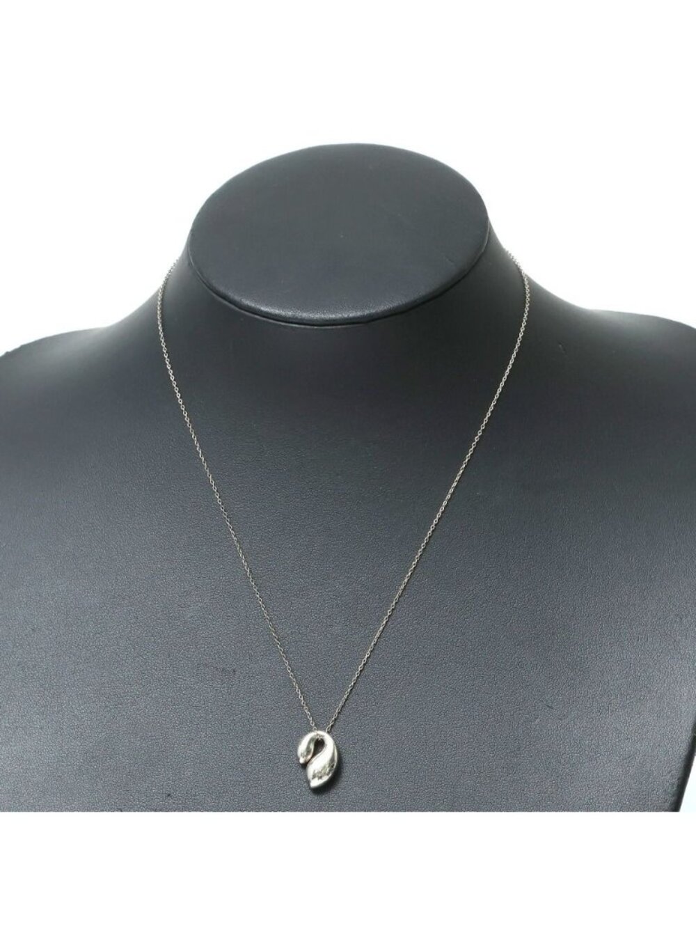 Tiffany & Co Necklace Double Teardrop 925 Sterling Silver